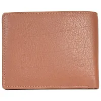 Hawai Genuine Leather Beige Colour Bi Fold Wallet for Men-thumb4