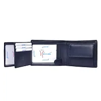 Hawai Men's Stylish Genuine Leather Wallet for Men Combo Pack of Wallet and Card Holder-thumb1