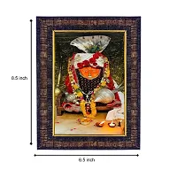 Hawai Bageshwar Dham Balaji Hanuman Designer Wall Hanging Engineered Wood Photo Frame for Worship Use 8.5x7inch SFDI292BLKFRM-thumb2