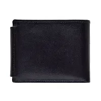 Hawai Men Black Genuine Leather Wallet (6 Card Slots)-thumb3