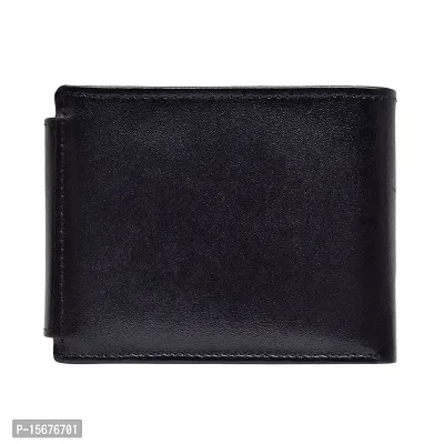 Hawai Men Black Genuine Leather Wallet (6 Card Slots)-thumb4