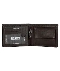 Adone Brown Colour Genuine Leather Note Case Wallet for Men-thumb1