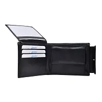 Hawai Men Black Genuine Leather Wallet (6 Card Slots)-thumb2