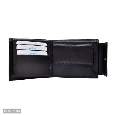 Hawai Men Black Genuine Leather Wallet (6 Card Slots)-thumb2