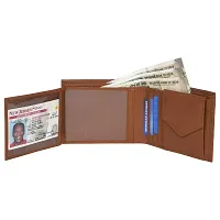 Hawai Men's Wallet Leather with Key Chain (LWFM275_Tan)-thumb2