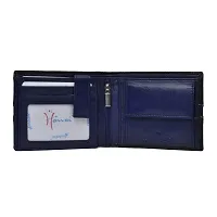 Hawai Genuine Leather Black Wallet for Men with Photo Id Window and Multiple Card Slots-thumb1