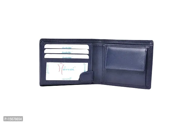 Hawai Men's Stylish Genuine Leather Wallet for Men Combo Pack of Wallet and Card Holder-thumb5