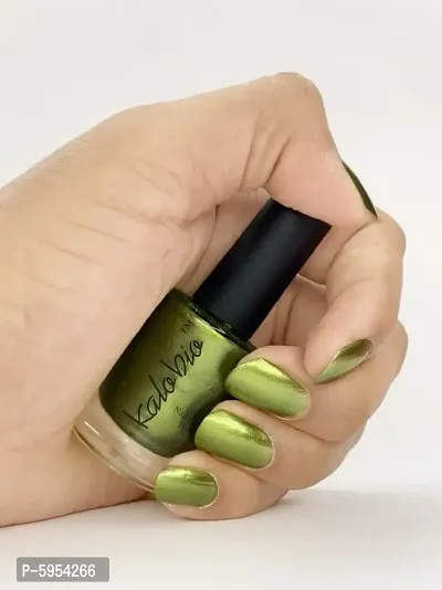 KALOBIO Metallic Nail Enamel - Venom Green M6