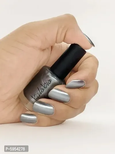 KALOBIO Metallic Nail Enamel - Silver Chrome M18