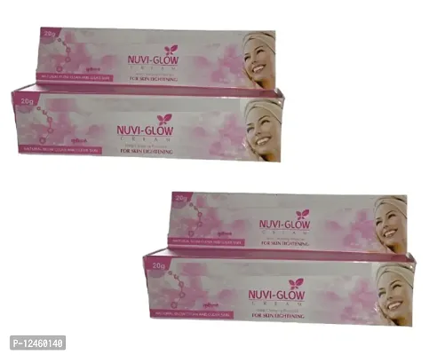 NuviCare Nuvi Glow Cream For Skin Lighting Natural Glow Clean  Clear Skin 40gm, (Pack Of 2) Dark Spot And Pimple Removing-thumb0