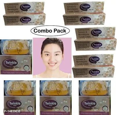 Twinkle Soap  (TWINKLE Cream 15gm) For Naturally Glowing Skin Pack-1 For Personal, 75gm-thumb0