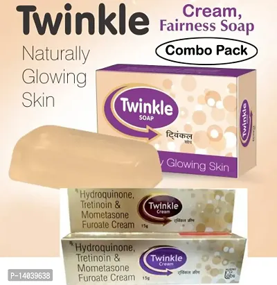 Twinkle Soap  (TWINKLE Cream 15gm) For Naturally Glowing Skin Pack-1 For Personal, 75gm-thumb2