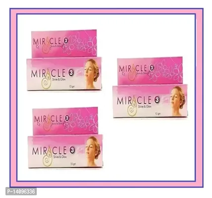 Miracle Shine and Glow Cream pack of 3 X 15gm Pack of - 3-thumb0