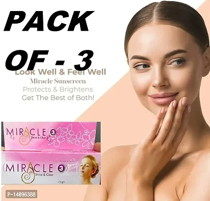 Miracle Shine and Glow Cream pack of 3 X 15gm