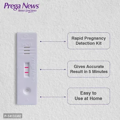 Prega News One Step Urine HCG Pregnancy Test Kit Device (Pack of 4)-thumb3