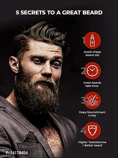 UrbanGabru Beard Oil for Beard Growth Pack of 1 | 100% Natural (30 ml) | Paraben  Sulphate Free | for Thicker, Longer Beard | Nourishes  Conditions Beard-thumb2