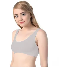 Air Bra for Girls and Women Grey;Black;Pink Pack of 3-thumb3