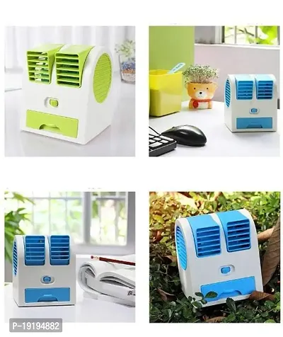 Mini Water Air Cooler Fan Duel Blower with Ice Chambe Perfect for Temple,Home,Kitchen USE,(Pack of - 1)-thumb3