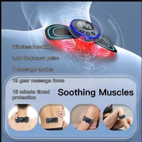 Microcurrent Mini Neck Massage Device Mini neck massager with massage technology Pack of - 1