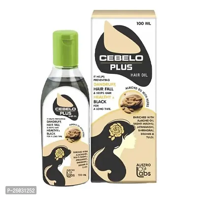 CEBELO PLUS HAIR OIL ENRICHED WITH ALMOND OIL FOR DAILY 100ml PACK OF 1