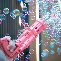 Gatling Bubble Gun Electric Bubble Maker with 1 Solution Guns  Darts-thumb3