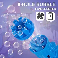 Gatling Bubble Gun Electric Bubble Maker with 1 Solution Guns  Darts-thumb3