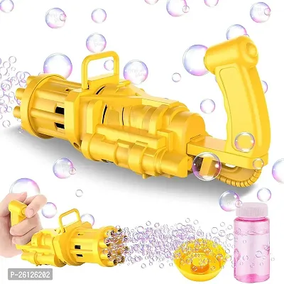 Gatling Bubble Gun Electric Bubble Maker with 1 Solution Guns  Darts-thumb0