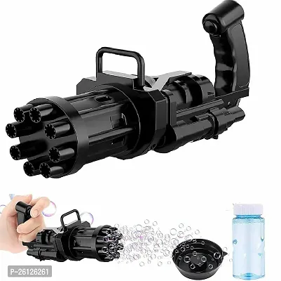 Gatling Bubble Gun Electric Bubble Maker with 1 Solution Guns  Darts-thumb0