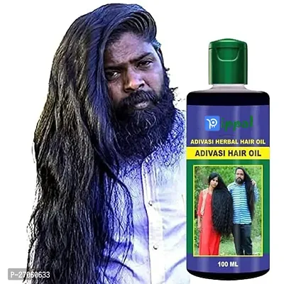 Pippal Adivasi Herbal Hair Oil with infusion of 108 Types of Herbs for Hair Growth, Buy one get one free-thumb2