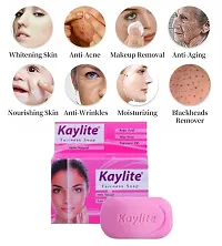 Kaylite Skin Whitening Soap 75 Gm Kojic Acid, Aloe Vera  Turmeric Oil Soap (Soaps - 6 PC Set)-thumb1