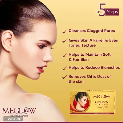 Meglow Gold Facial Kit For Instant Glow 105g Pack of - 2-thumb3