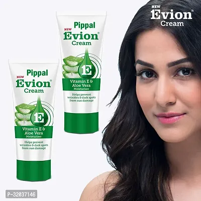 Pippal New Evion Cream Vitamin E  Aloe Vera Moisturiser 60gm (Pack of 2)-thumb0