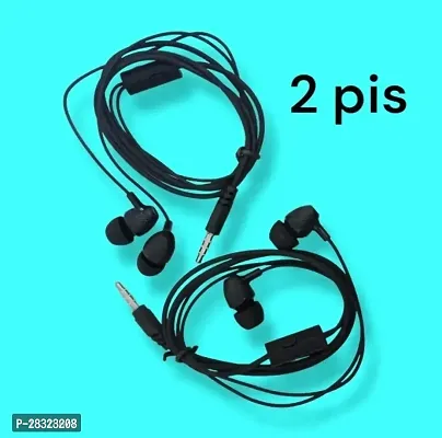 Modern Wired 3.5 MM Single Pin Earphone Pack of 2-thumb0