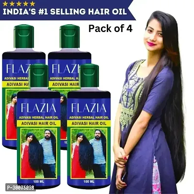 Adivasi Herbal Hair Growth Oil   (100 Ml) Pack of 4-thumb0