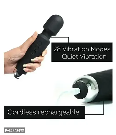 Personal Handheld Massager with 28 Vibration Modes, 8 Intense Speeds Pack of 1-thumb3