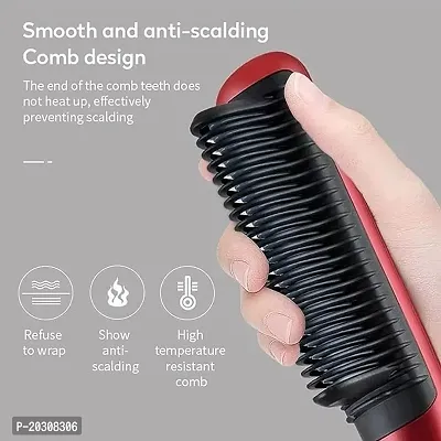 Electric Electronic Hair Straightener Comb Hair Comb For Women Men Hair Styler Straightener Machine Brush Ptc Heating Electric Straightener With 5 Temperature Control Hair Straightener Comb Hair Styling Staightners-thumb2