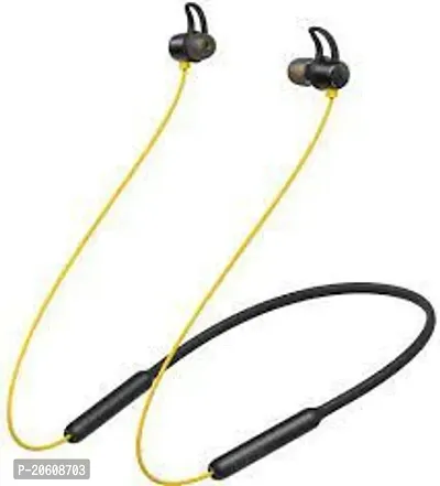 R3 Neckband Bluetooth Headset  (Yellow, In the Ear)-thumb0