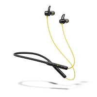 R3 Neckband Bluetooth Headset  (Yellow, In the Ear)-thumb2