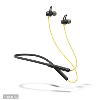 R3 Neckband Bluetooth Headset  (Yellow, In the Ear)-thumb3