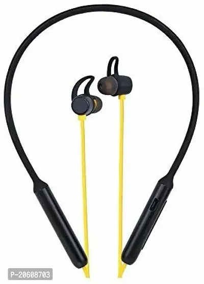 R3 Neckband Bluetooth Headset  (Yellow, In the Ear)-thumb2