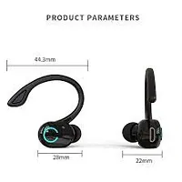 Super Mini Wireless Single Earbud (Black Color) Bluetooth Headset (Black, True Wireless)-thumb3