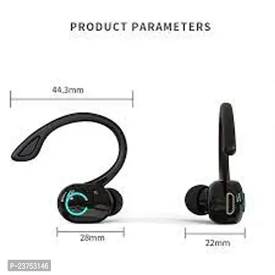 Super Mini Wireless Single Earbud (Black Color) Bluetooth Headset (Black, True Wireless)-thumb4