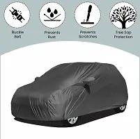 Hms Car Cover For Hyundai Creta (Without Mirror Pockets) (Grey)-thumb3