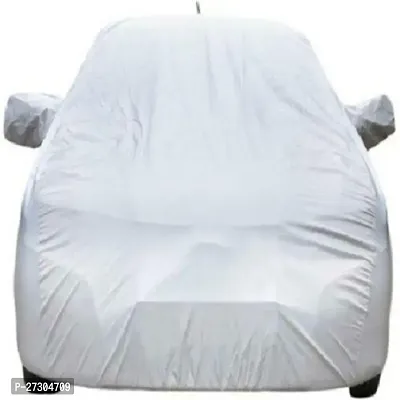 Hms Car Cover For Hyundai Verna (With Mirror Pockets) (Silver, For 2008, 2009, 2006, 2007, 2013, 2005, 2014, 2015, 2012, 2011, 2010, 2016, 2017 Models)-thumb2