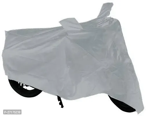 Varenyam Two Wheeler Cover For Suzuki (Hayate, Silver)-thumb0