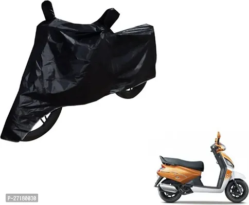 Water-resistant Two Wheeler Bike Cover For Mahindra Gusto Black-thumb0