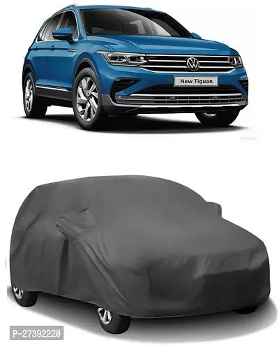 Hms Car Cover For Volkswagen Tiguan (With Mirror Pockets) (Grey)-thumb0