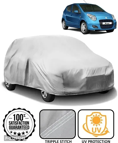 Autoretail Car Cover For Maruti Suzuki A-Star (Without Mirror Pockets) (Silver)