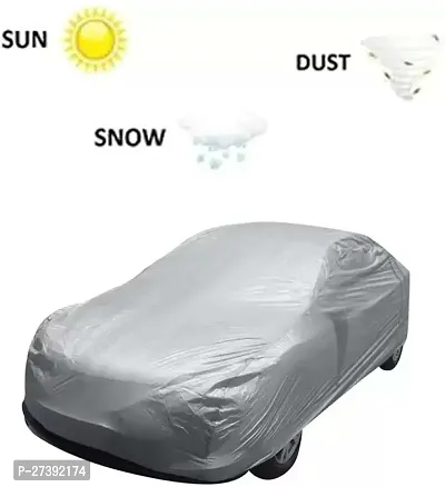 Hms Car Cover For Honda Universal For Car (With Mirror Pockets) (Silver)