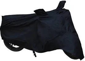 Water Repellent Two Wheeler Bike Cover for TVS Scooty Pep+ Black-thumb1